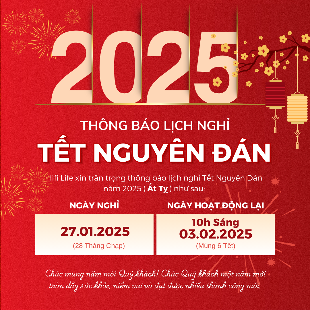 THÔNG BÁO LỊCH NGHỈ TẾT NGUYÊN ĐÁN ẤT TỴ 2025